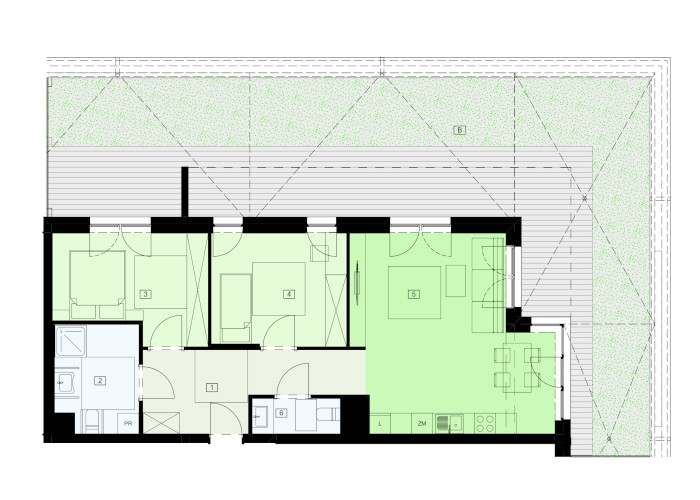 Mieszkanie B47B-01 - plan mieszkania