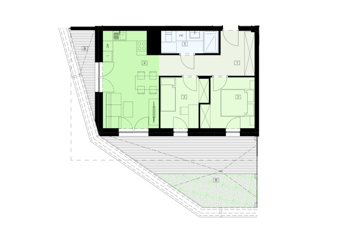 Mieszkanie B47B-04 - plan mieszkania