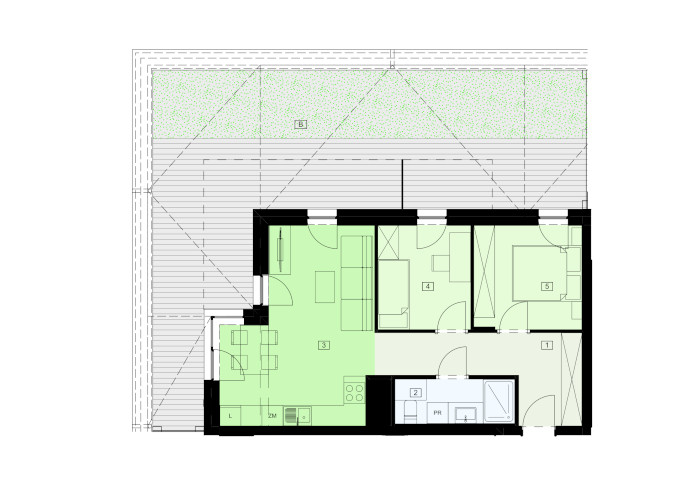Mieszkanie B47B-06 - plan mieszkania