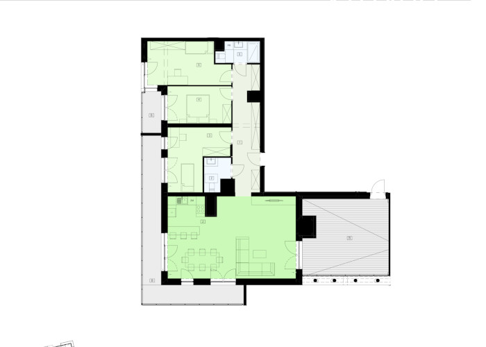 Mieszkanie B47B-92 - plan mieszkania
