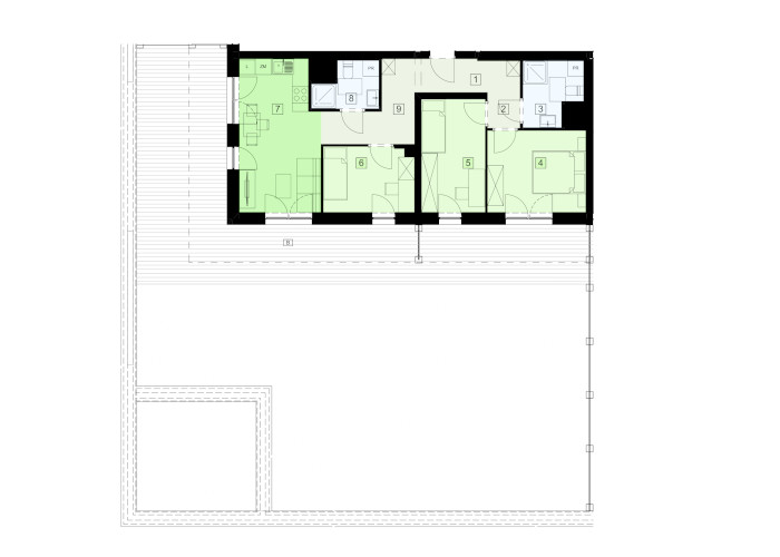 Mieszkanie B47C-04 - plan mieszkania