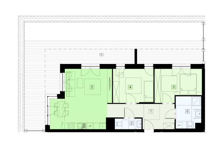 Mieszkanie B47C-06 - plan mieszkania
