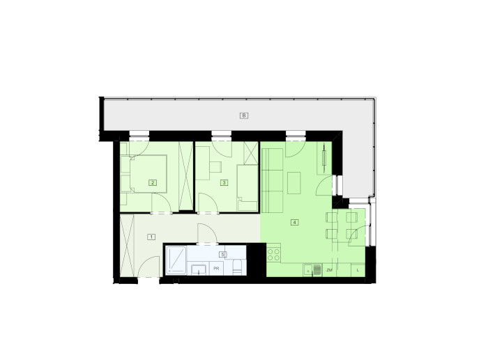 Mieszkanie B47C-07 - plan mieszkania
