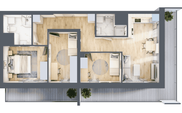 4 pokojowe mieszkanie dla rodziny lub pod wynajem